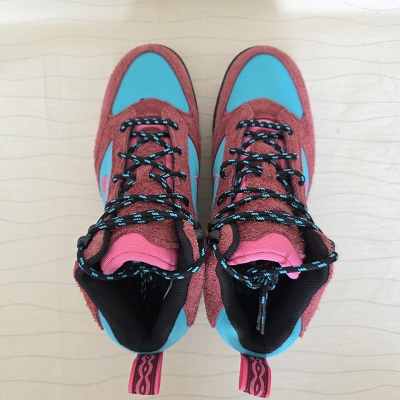 Nike Mens ACG Torre Waterproof Mid Team Red Dusty Hiker Shoes FD0212-600 Sz 9.5 - Picture 6 of 12